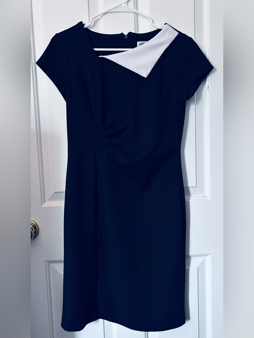 Navy Blue Sheath Dress By Shelby & Palmer Size 6